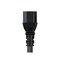 Monoprice SJT Extension Cord, 14 AWG, Indoor, 14/3, 1 Outlets, IEC 60320 C13, Black, IEC 60320 C14, 8 ft 40120 - alternate 3